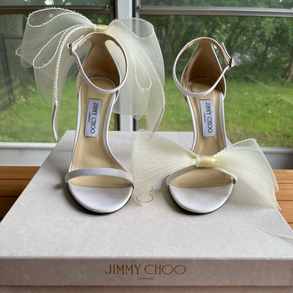 Jimmy Choo Aveline 100 Heels in Latte